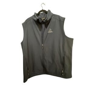 Ducks Unlimited Core 365 Men's Gray Sleeveless Front Full Zip Vest Size 2XL